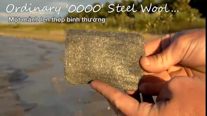 Nghệ thuật - Múa lửa bằng thép trên biển