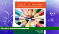 FAVORITE BOOK  Curriculum Leadership: Readings for Developing Quality Educational Programs (10th