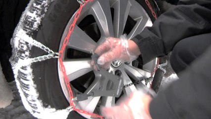 POLAIRE XK7 : passanger car snow Chain fiting - Chaine à neige tourisme demontage