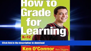 FAVORIT BOOK How to Grade for Learning, K-12 READ EBOOK