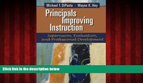 READ book  Principals Improving Instruction: Supervision, Evaluation, and Professional