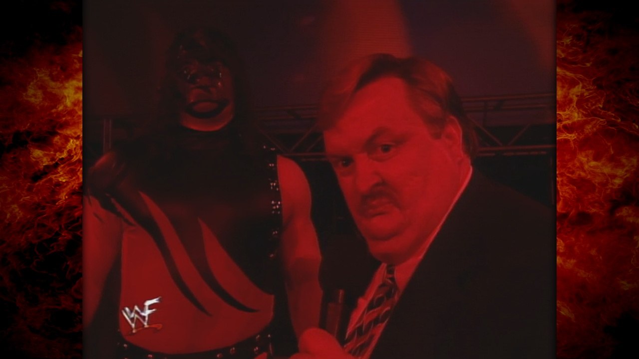 Paul Bearer w/ Kane Challenges The Undertaker to an Inferno Match! 3/30/98