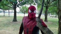 HULK Transforms Into RED HULK w_ SPIDERMAN - Spider-man Last Stand IRL - Superheroes part 1