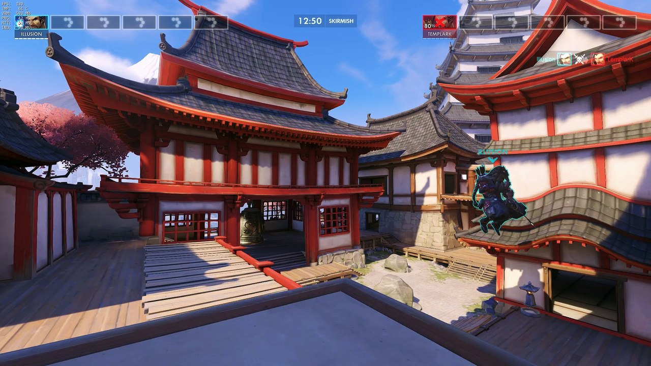 Hanzo 1v1 Templark-Illusion