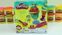 Play Doh Ice Cream Treats Dessert Playset Make Play Dough Sundae and Ice Cream Cone!