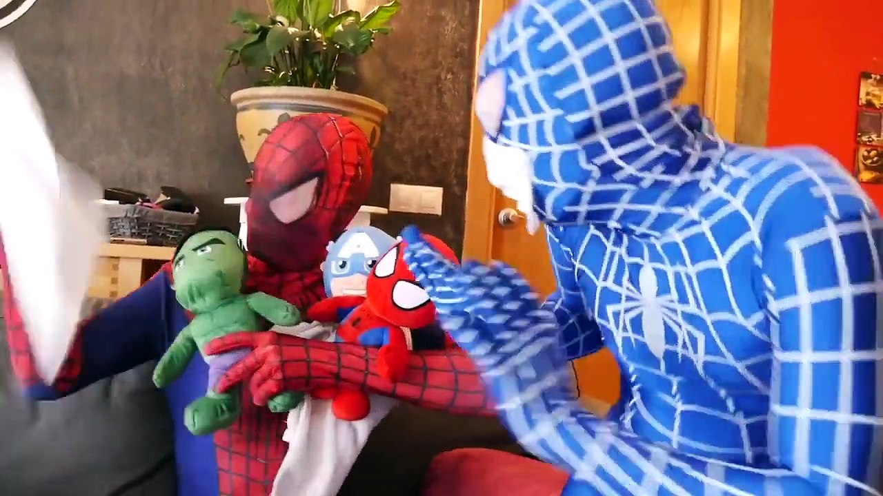 Spiderman Prank vs Frozen Elsa & Joker w_ King Kong, Spiderbaby, Princess Anna & Funny SUperhero part 8