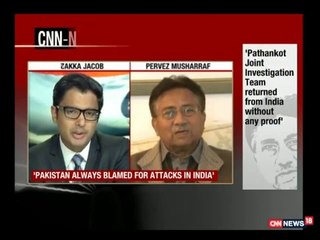 Pervez Musharraf Mouth Breaking Reply To Indian Anchor