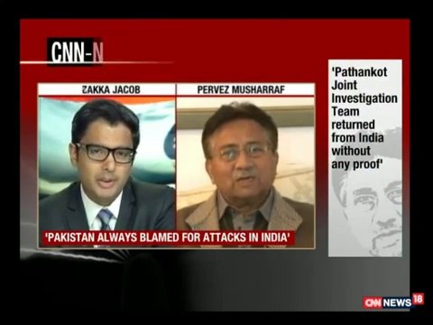 Pervez Musharraf Mouth Breaking Reply To Indian Anchor