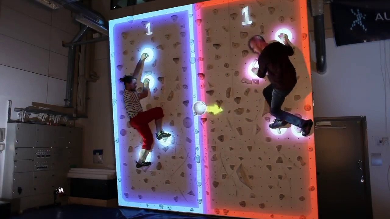 Le Climball, une discipline à mi-chemin entre escalade et jeu vidéo