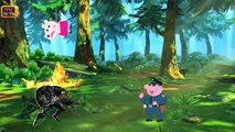Peppa Pig Super Police fight Venom Save His Son # Cartoon for Children # Nursery Rhymes Lyrics_4