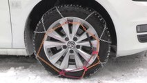 POLAIRE Prime 9 : passanger car snow Chain fiting - Chaine à neige tourisme montage