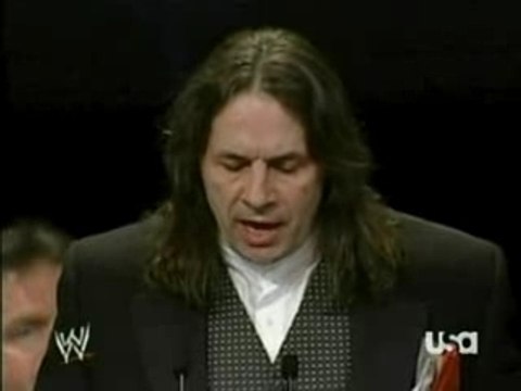 Bret Hart WWE Hall of Fame Induction Ceremony