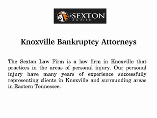 Knoxville Bankruptcy Attorneys