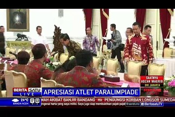 Jokowi Beri Bonus bagi Peraih Medali Paralimpiade Rio