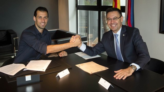 Sergio Busquets signa la renovació: El meu somni és retirar-me al Barça