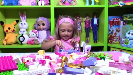 Hello Kitty ЗАМОК ПРИНЦЕССЫ - Распаковка от Ярославы Игры для девочек Unboxing Princess Castle