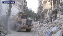 غارات جوية روسية على أحياء حلب فجر اليوم