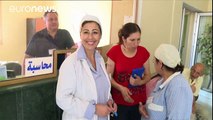 El Ejército ruso entrega cinco toneladas de ayuda humanitaria en un hospital de Homs