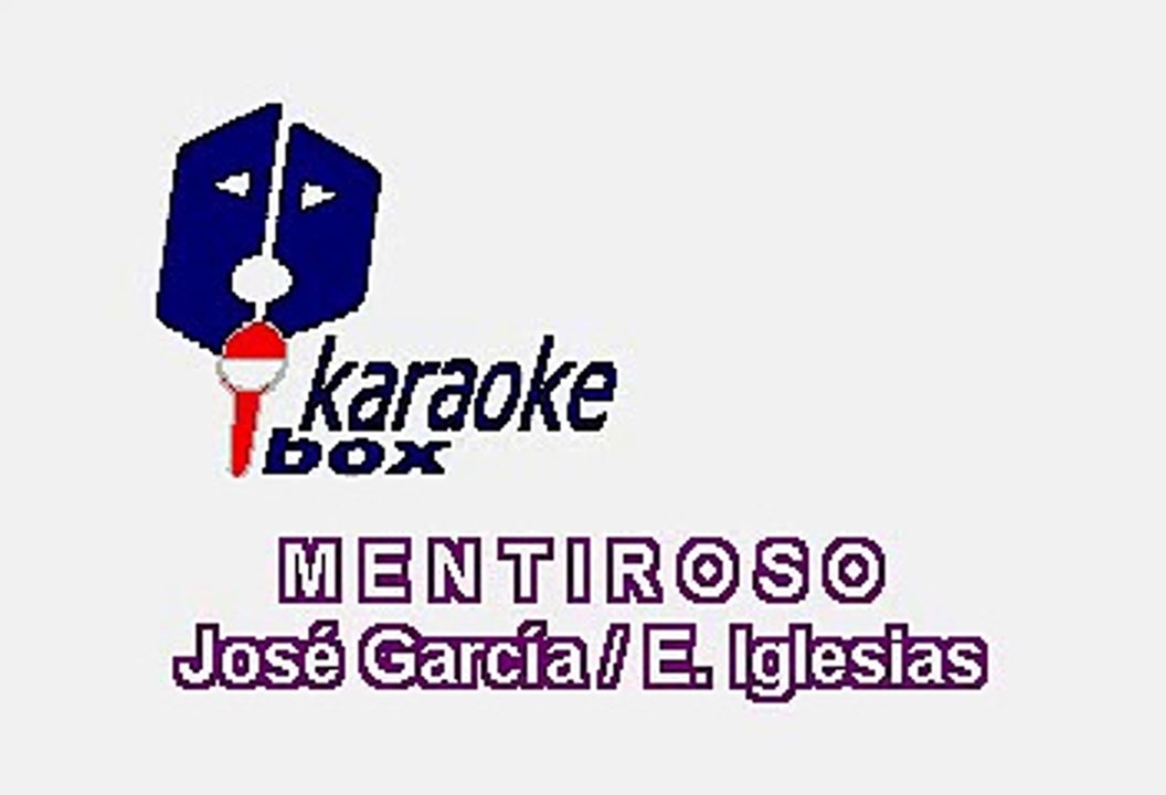 Enrique Iglesias Mentiroso Karaoke