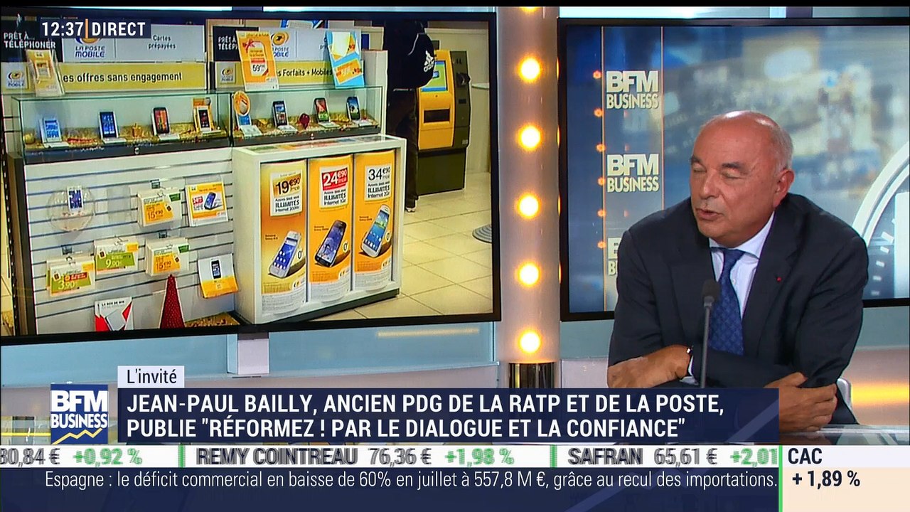 "Réformez ! par le dialogue et la confiance", le nouveau livre de Jean-Paul Bailly - 22/09