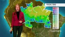 Confira o volume de chuva para os próximos 7 dias no Brasil