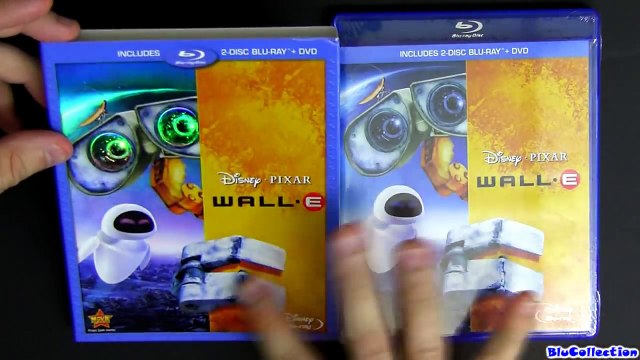 Wall-e blu ray unboxing review from Pixar with talking robot toy