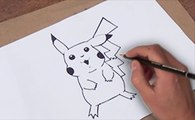 como dibujar a picachu | como dibujar a picachu paso a paso | pokemon