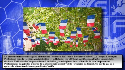 Lengua Extranjera Profesional para la Gestión Administrativa en la Relación con el Cliente (en Francés) (Online)