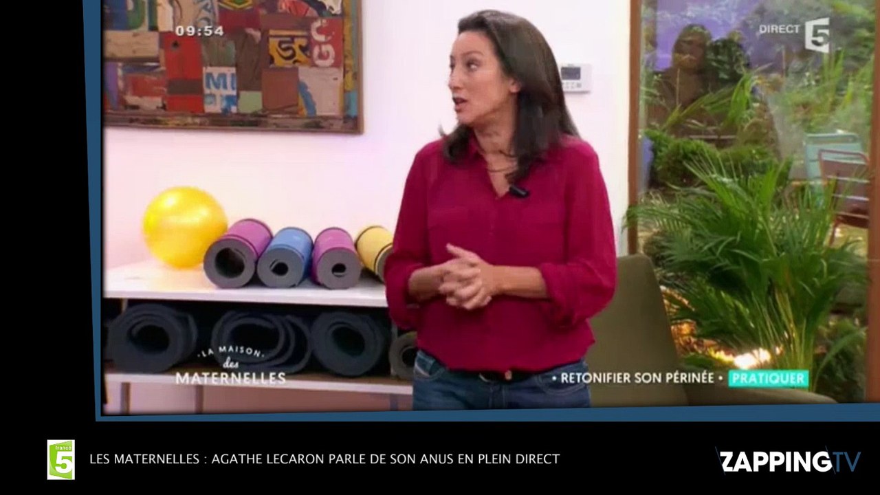 Les Maternelles :  Agathe Lecaron parle de son anus en plein direct (Vidéo)