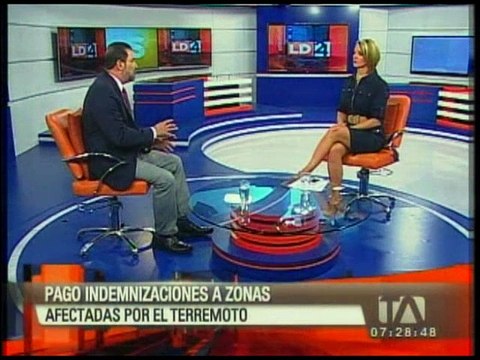 Patricio Salas, sobre pago de indemnizaciones a zonas afectadas por el terremoto