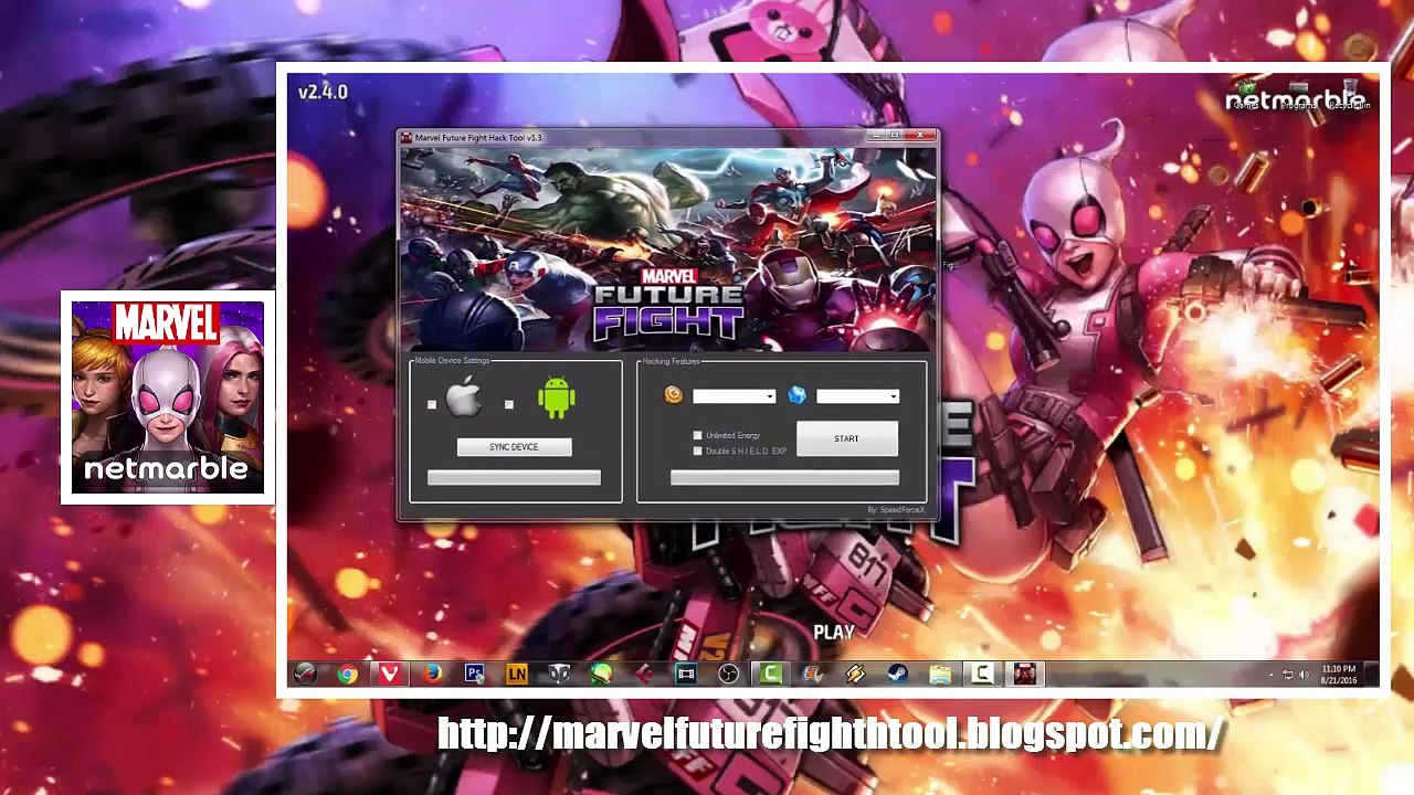 MARVEL Future Fight Unlimited Crystal MOD Working CHEAT