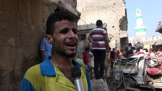 Saudi-led raids kill at least 20 in Yemen rebel-held port