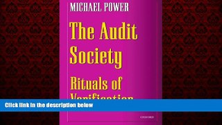 FREE PDF  The Audit Society: Rituals of Verification  BOOK ONLINE