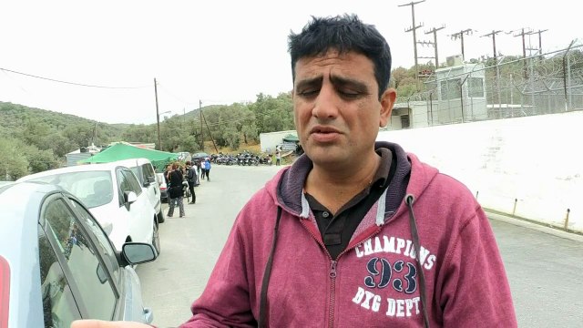 Migrants say conditions in overcrowded Lesbos camps unbearable