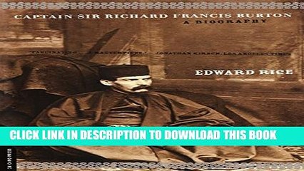 Collection Book Captain Sir Richard Francis Burton: A Biography