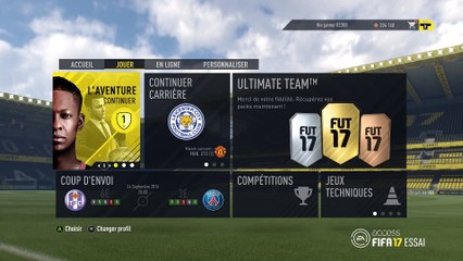 (thegamer) FIFA 17 ea acces mode aventure