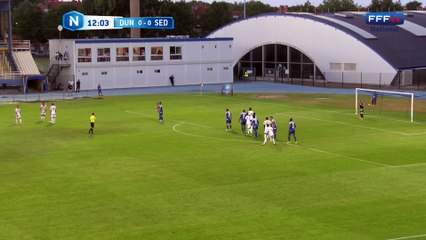 Coup franc tiré par Benoit Leroy