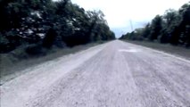 Fast driving on a Dirt Road  - Free HD Footage