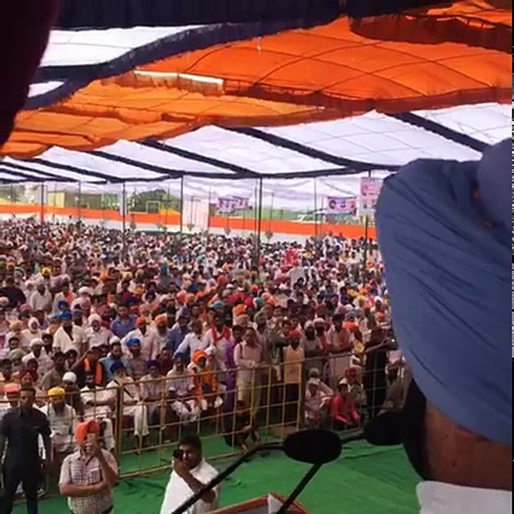 Captain Amarinder Singh At Khadoor Sahib