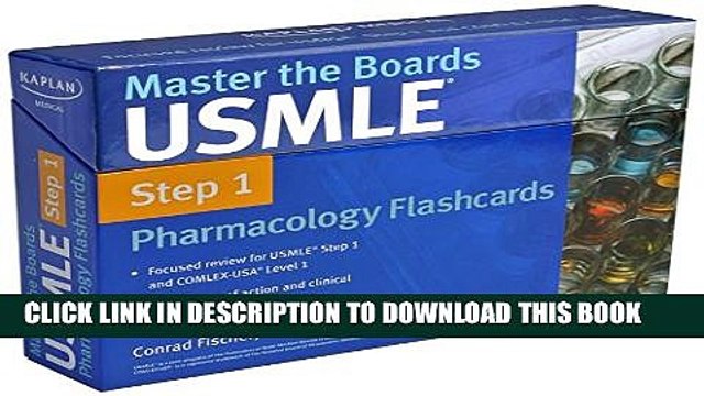 [PDF] Master the Boards USMLE Step 1 Pharmacology Flashcards Full Colection