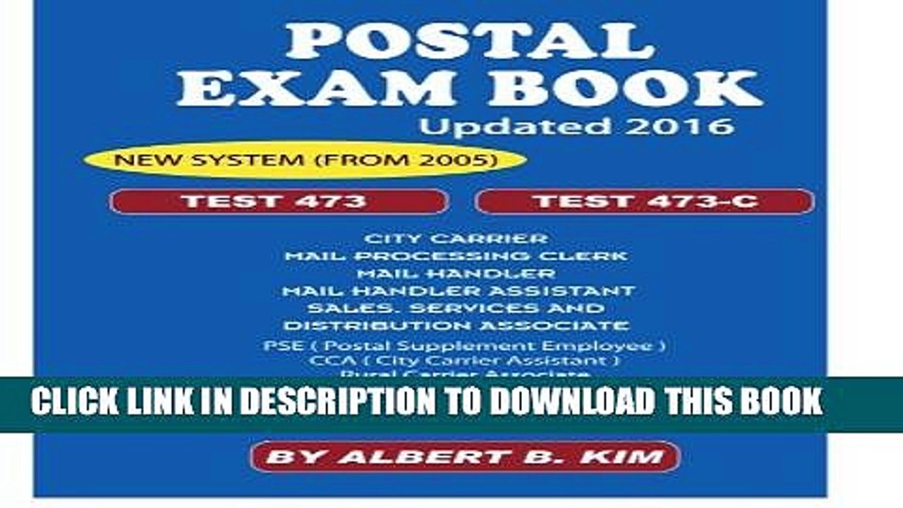 [PDF] Postal Exam Book for Test 473 and 473-C Full Online