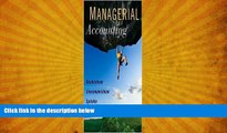 FREE PDF  Managerial Accounting 1st (first) editon Text Only  DOWNLOAD ONLINE