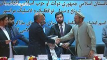 أفغانستان توقع اتفاق سلام مع قلب الدين حكمتيار