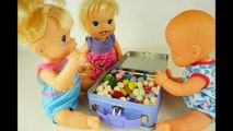 STOP MOTION Baby Alive Dolls Eating and Potty Training Toys Video for Kids