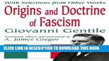 [PDF] Origins and Doctrine of Fascism: With Selections from Other Works Popular Online