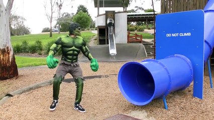 Spidergirl Vs Zombie Ironman w Spiderman Hulk & Joker - Superhero Time Adventures Episode 2_5!-1YtbdZrDprA part 2