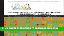 Collection Book Algorithms in Computational Molecular Biology: Techniques, Approaches and