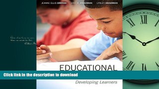 PDF ONLINE Educational Psychology: Developing Learners with MyEducationLab with Enhanced Pearson