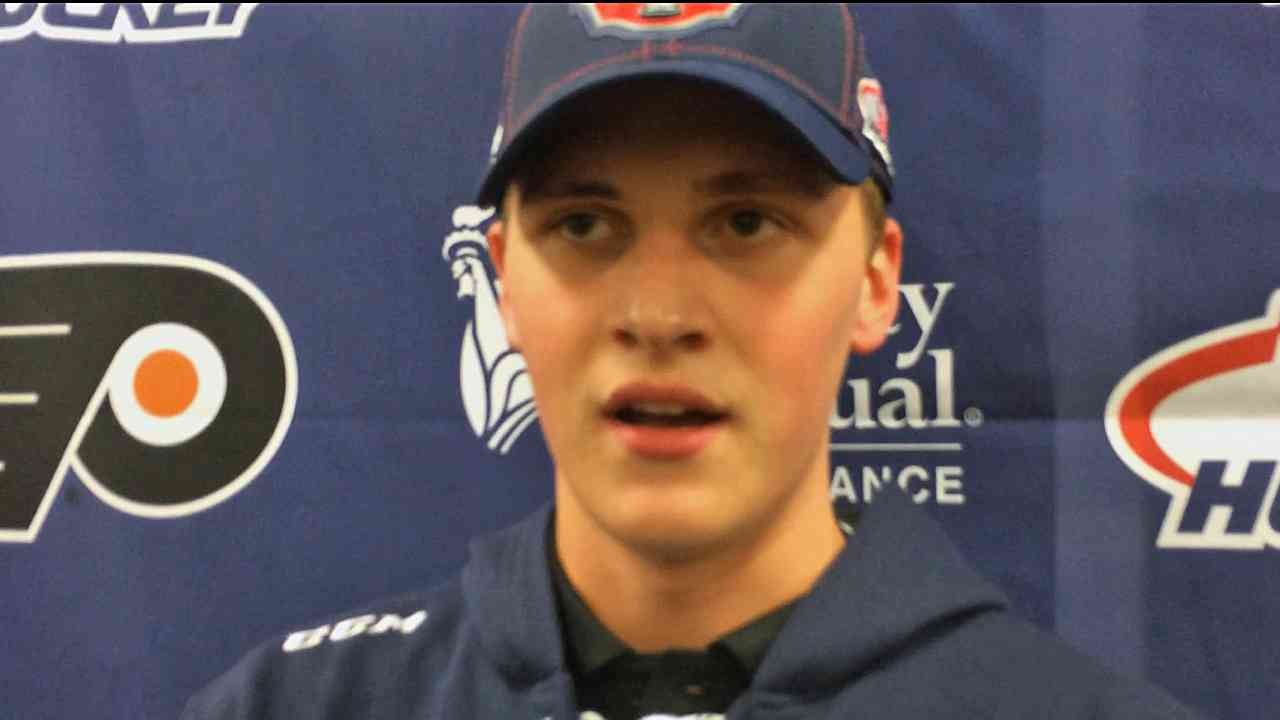 The Flyers’ Cayden Primeau