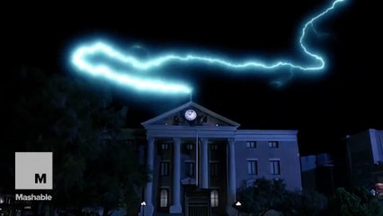 Go behind the famous ‘Back to the Future’ clocktower scene